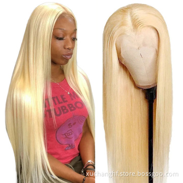 wholesale 613 BodyWave Hd Lace Wigs Human Hair Vendors Virgin Hair Transparent Full Lace Wig Blonde Body Wave Lace Frontal Wig